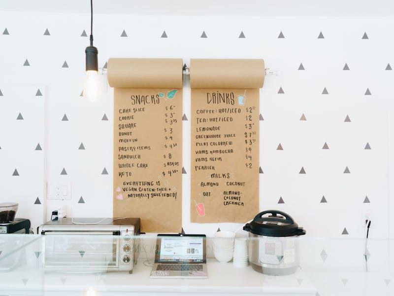 Digitale Speisekarte